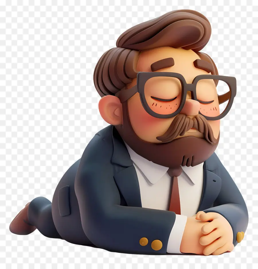 Empresario Cansado，Hombre PNG