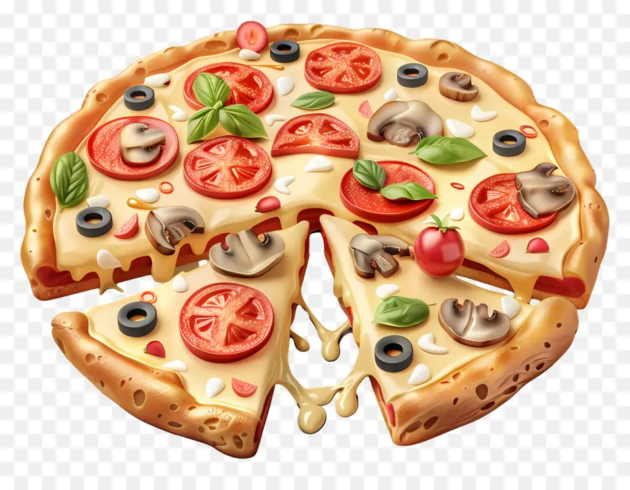 Linda Pizza，Pizza PNG