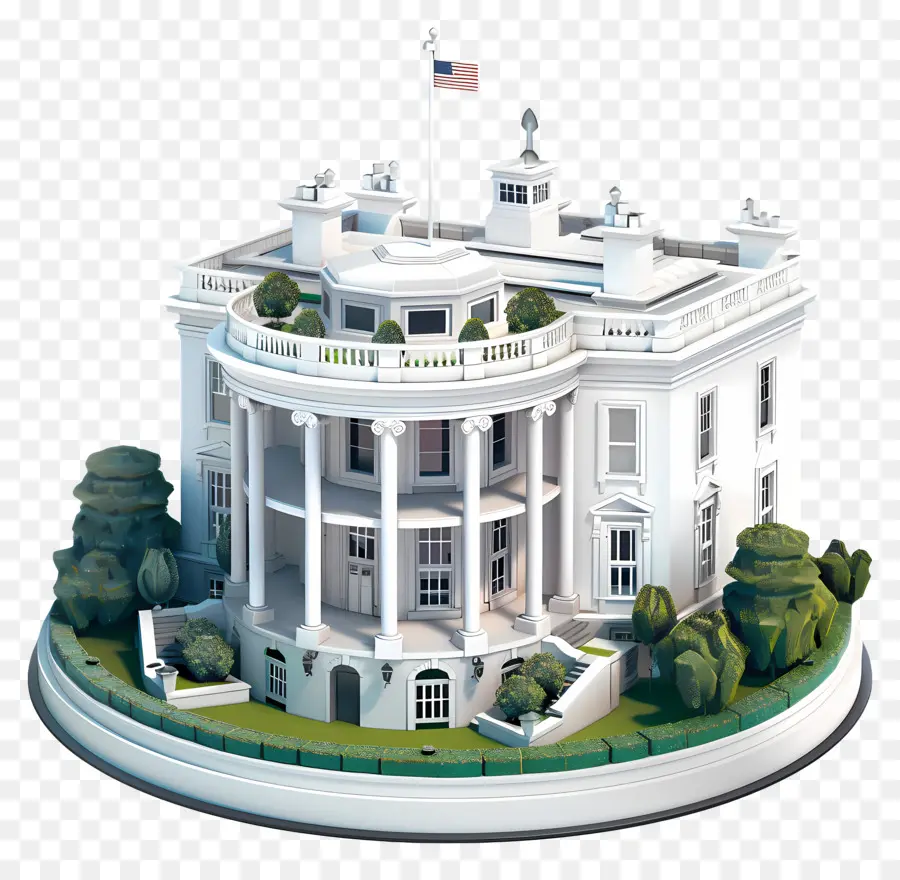 Casa 3d，Casa Blanca PNG