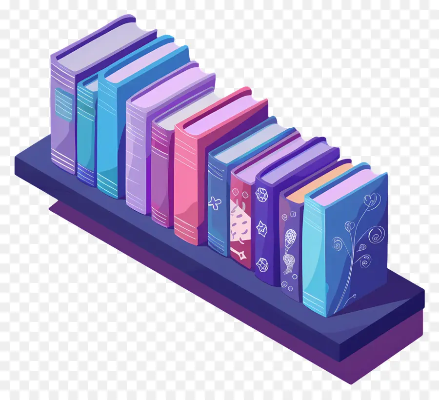 Libros De Pie，Libros En El Estante PNG