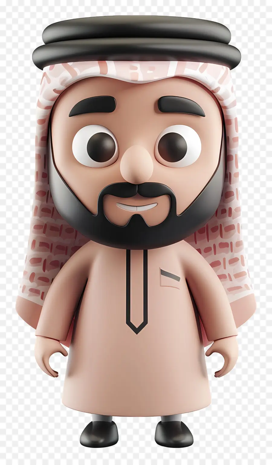 Empresario árabe Saudita，Personaje De Dibujos Animados En Traje Tradicional PNG