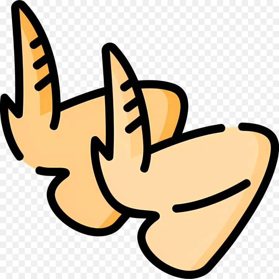 Alas De Pollo，Frito PNG