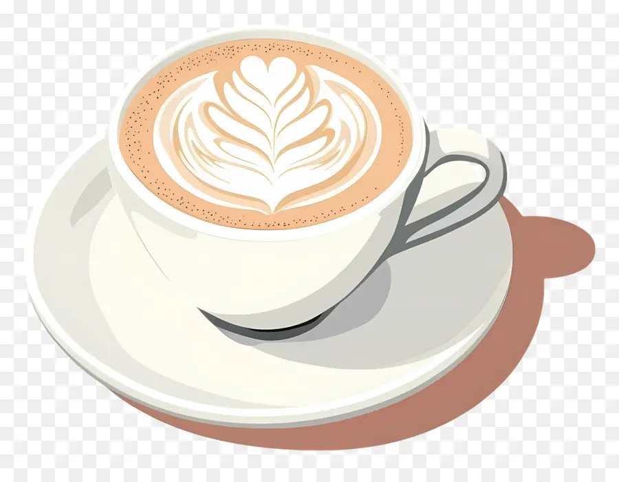 Café Capuchino，Arte Del Café Con Leche PNG