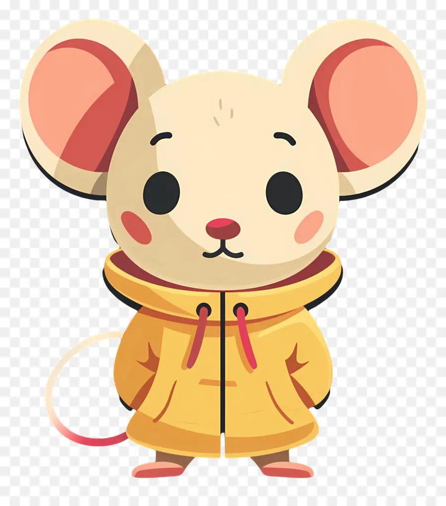 Lindo Raton，Ratón Con Capucha PNG