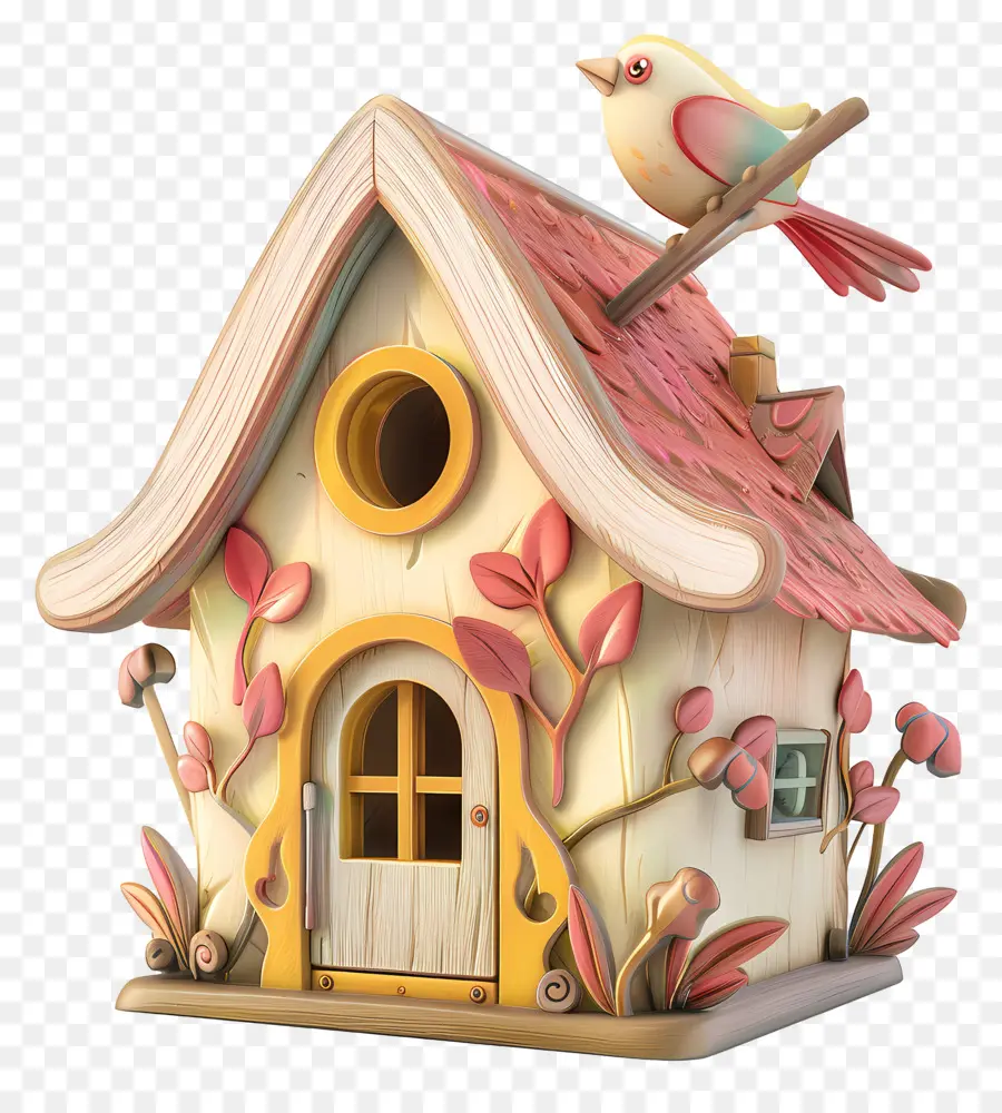 Casa De Pájaros Modelo 3d，Pajarera PNG