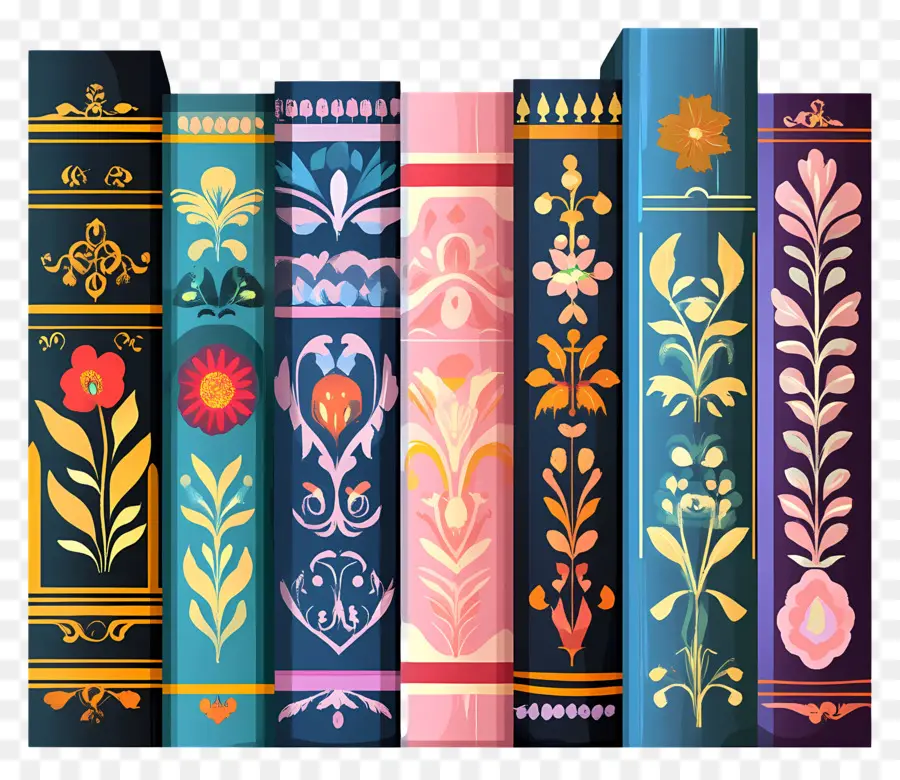 Libros De Pie，Libros Coloridos PNG