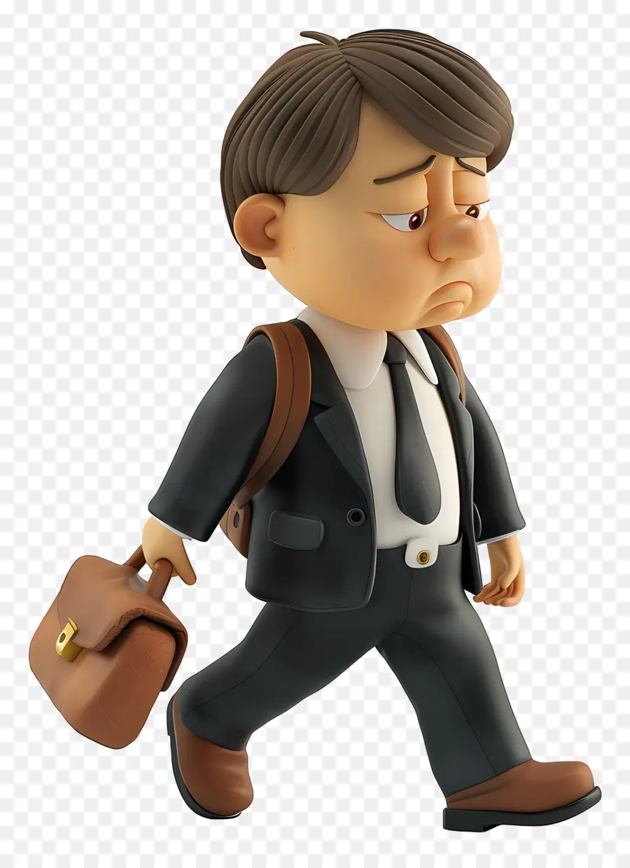 Empresario Cansado Caminando，Triste Empresario PNG