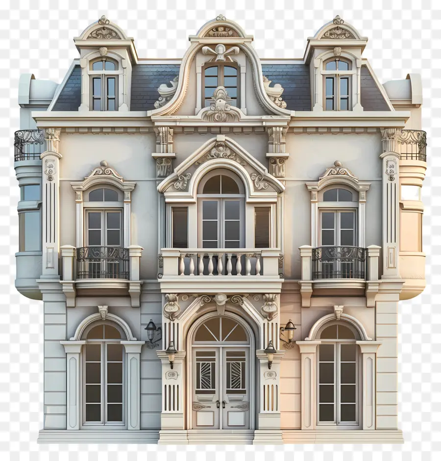 Casa 3d，Casa Elegante PNG