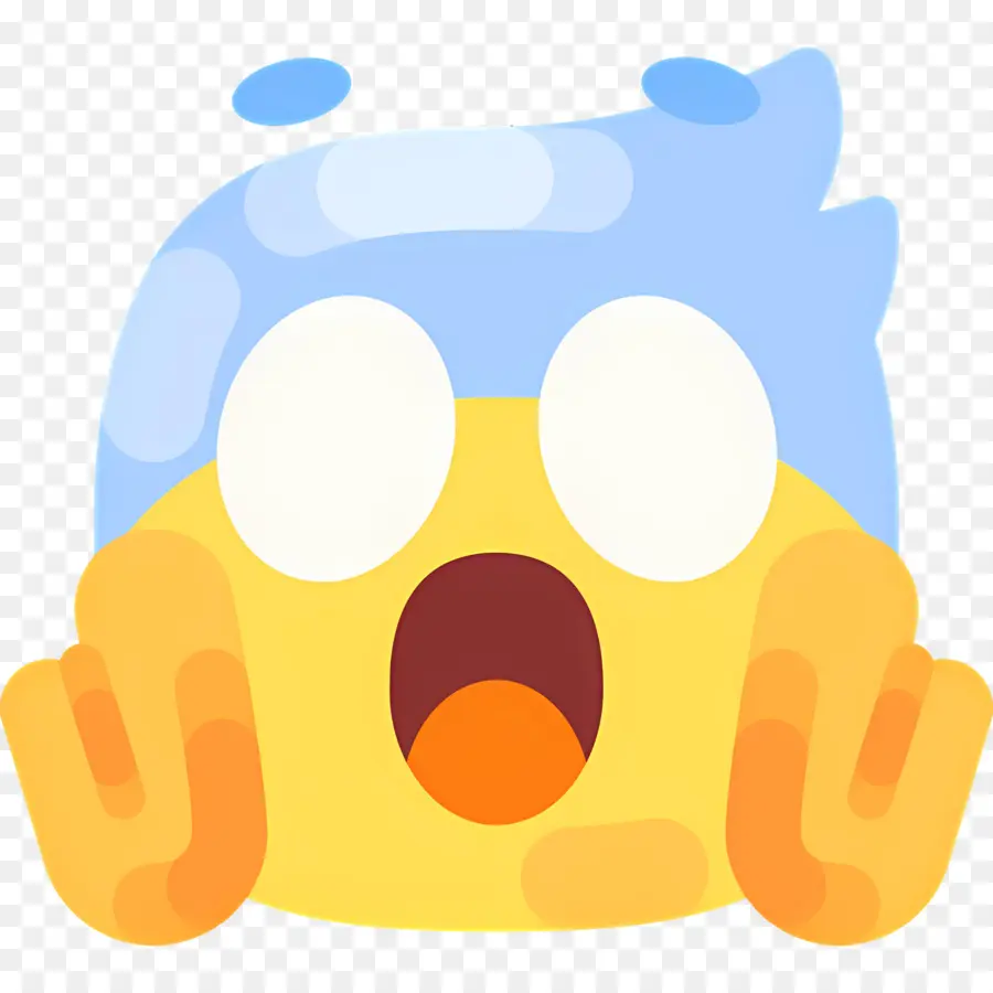 Emoji Sorprendido，Cara Sorprendida PNG