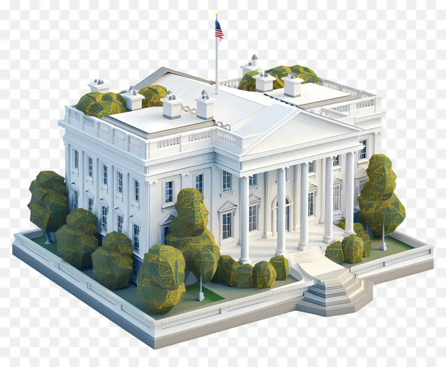 Casa 3d，Casa Blanca PNG