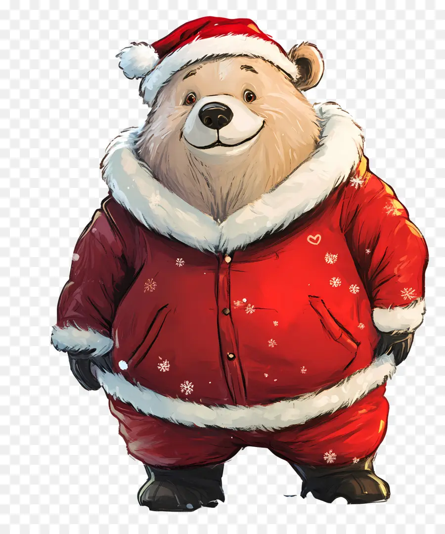 Oso De Navidad，Oso Polar PNG