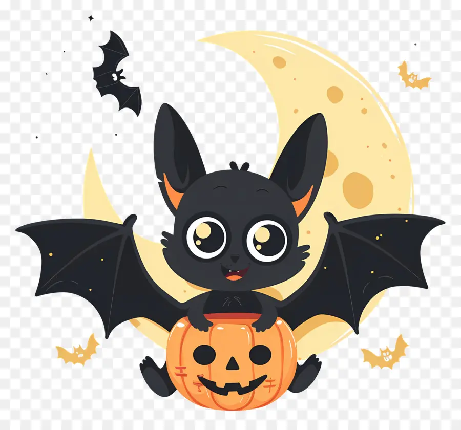 Murciélago De Halloween，Murciélago De Dibujos Animados PNG