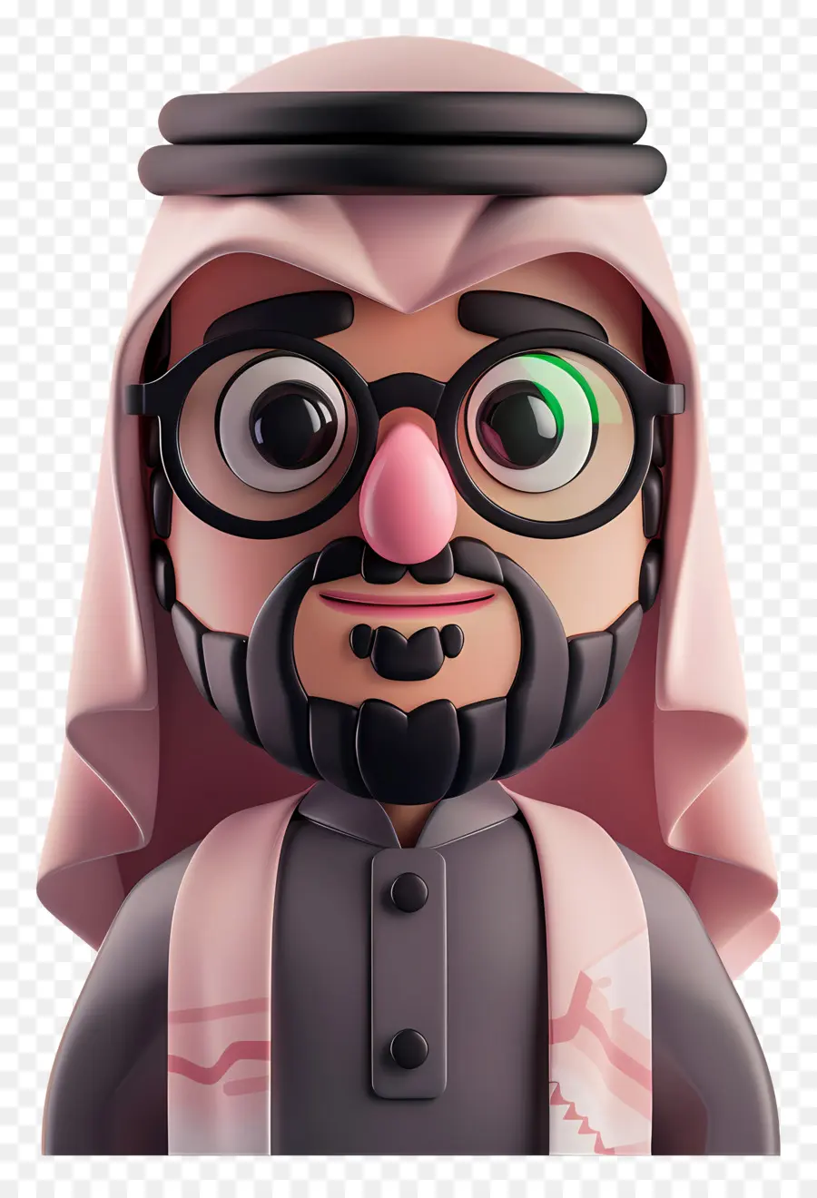 Empresario árabe Saudí，Personaje De Dibujos Animados PNG