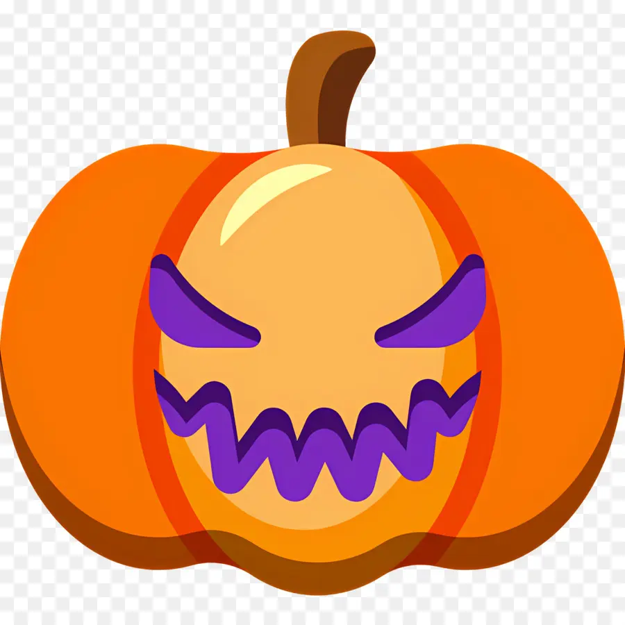 Calabaza De Halloween Aterradora，Calabaza De Halloween PNG