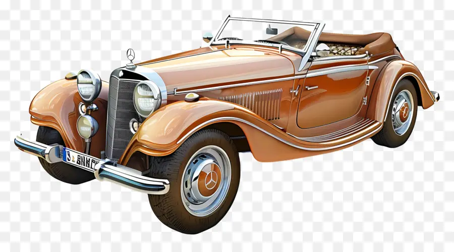 Coche 3d，Coche Antiguo PNG