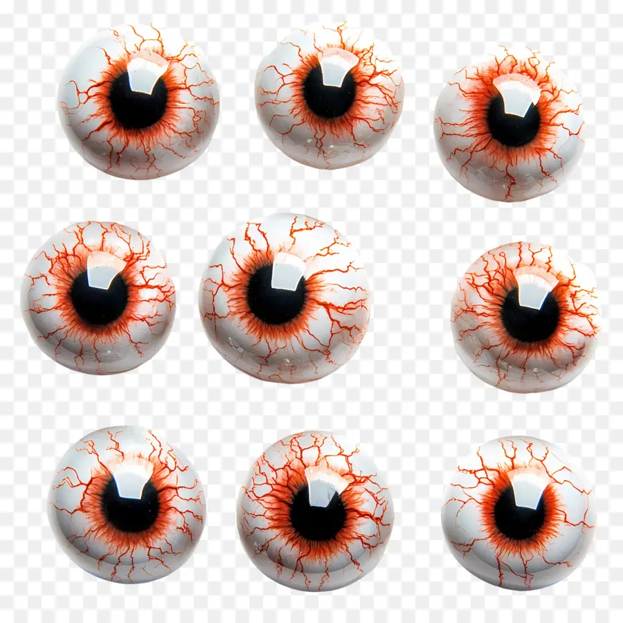 Globo Ocular De Halloween，Globos Oculares Realistas PNG