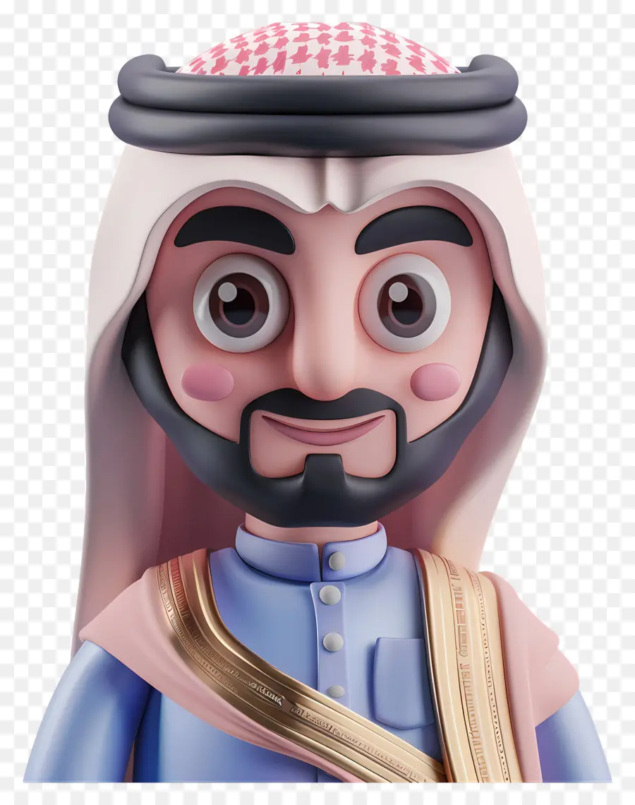 Empresario árabe Saudita，Personaje De Dibujos Animados PNG