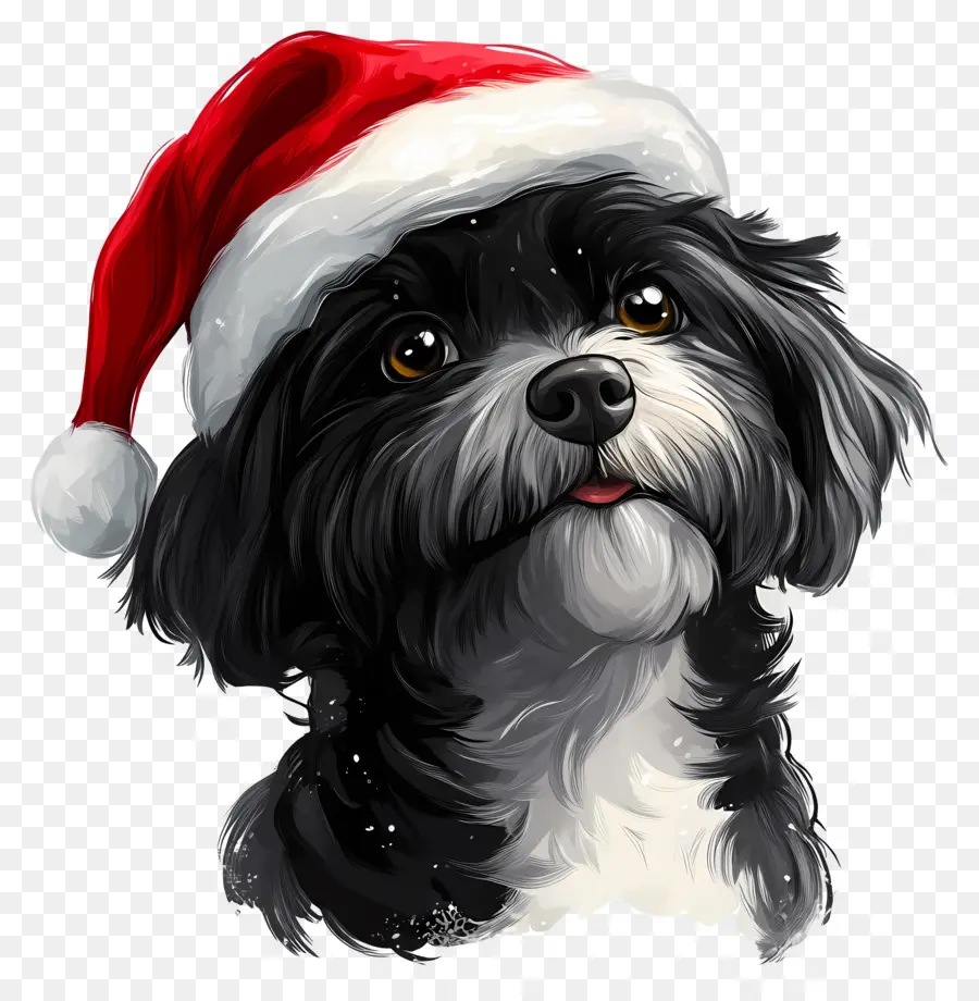 Perro De Navidad，Perro Negro PNG