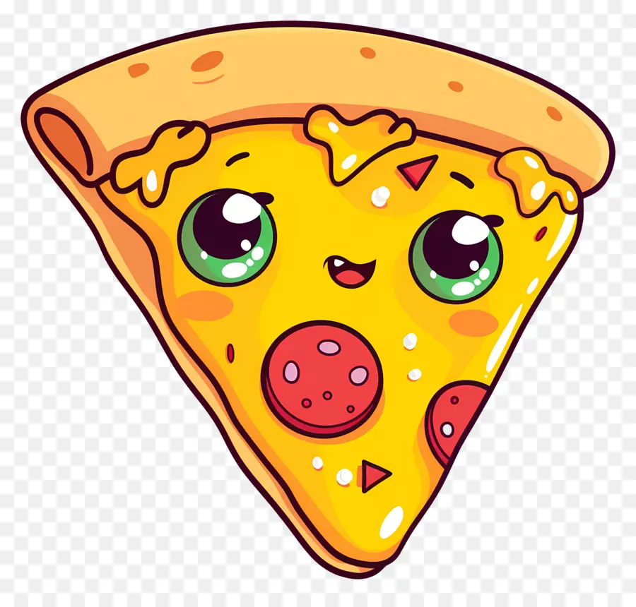 Pizza De Dibujos Animados，Rebanada De Pizza PNG