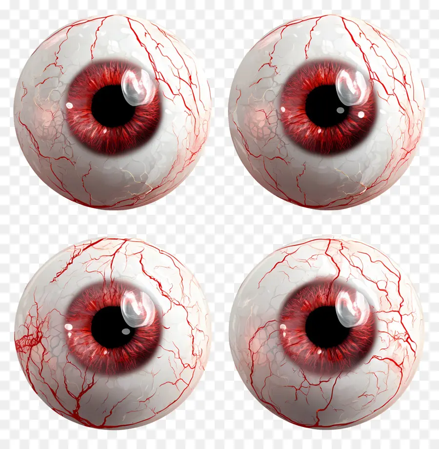 Globo Ocular De Halloween，Globos Oculares Realistas PNG