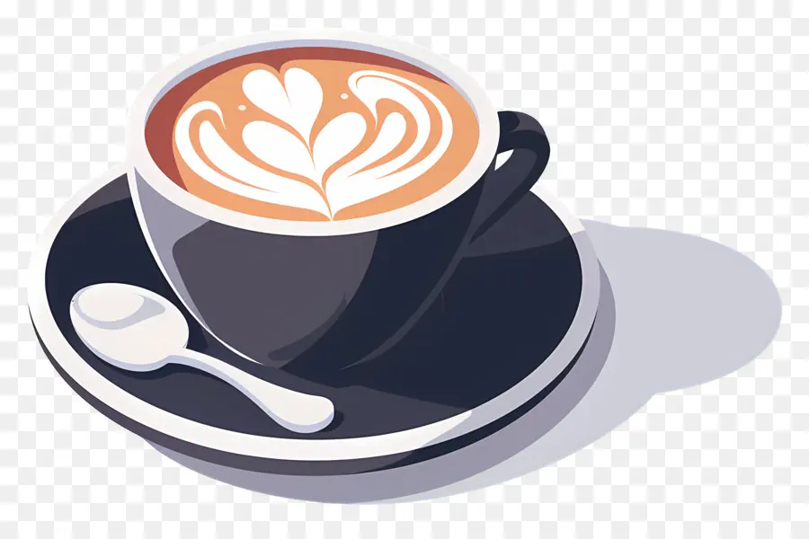 Café Capuchino，Arte Del Café Con Leche PNG