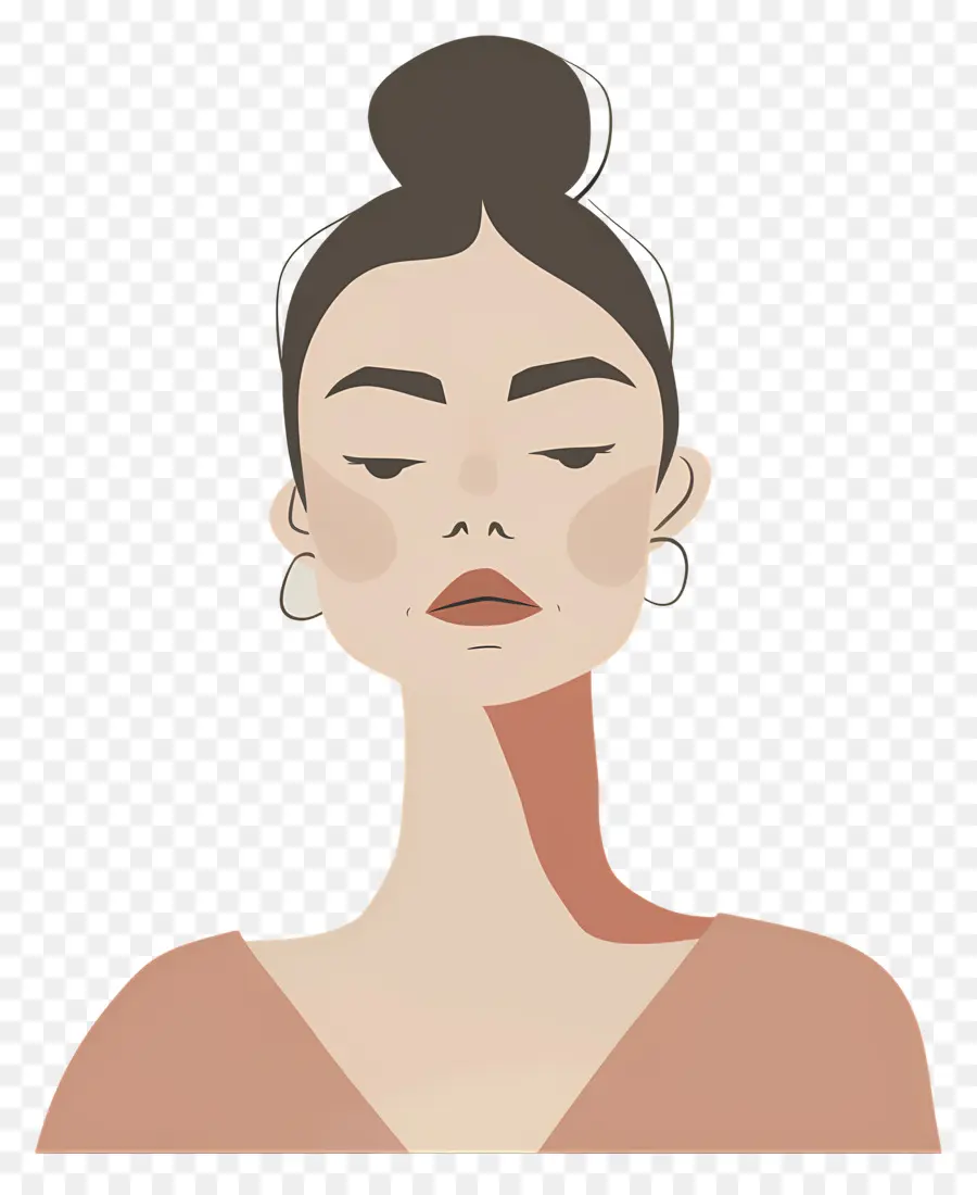 Mujer Elegante，Ilustración De Mujer PNG