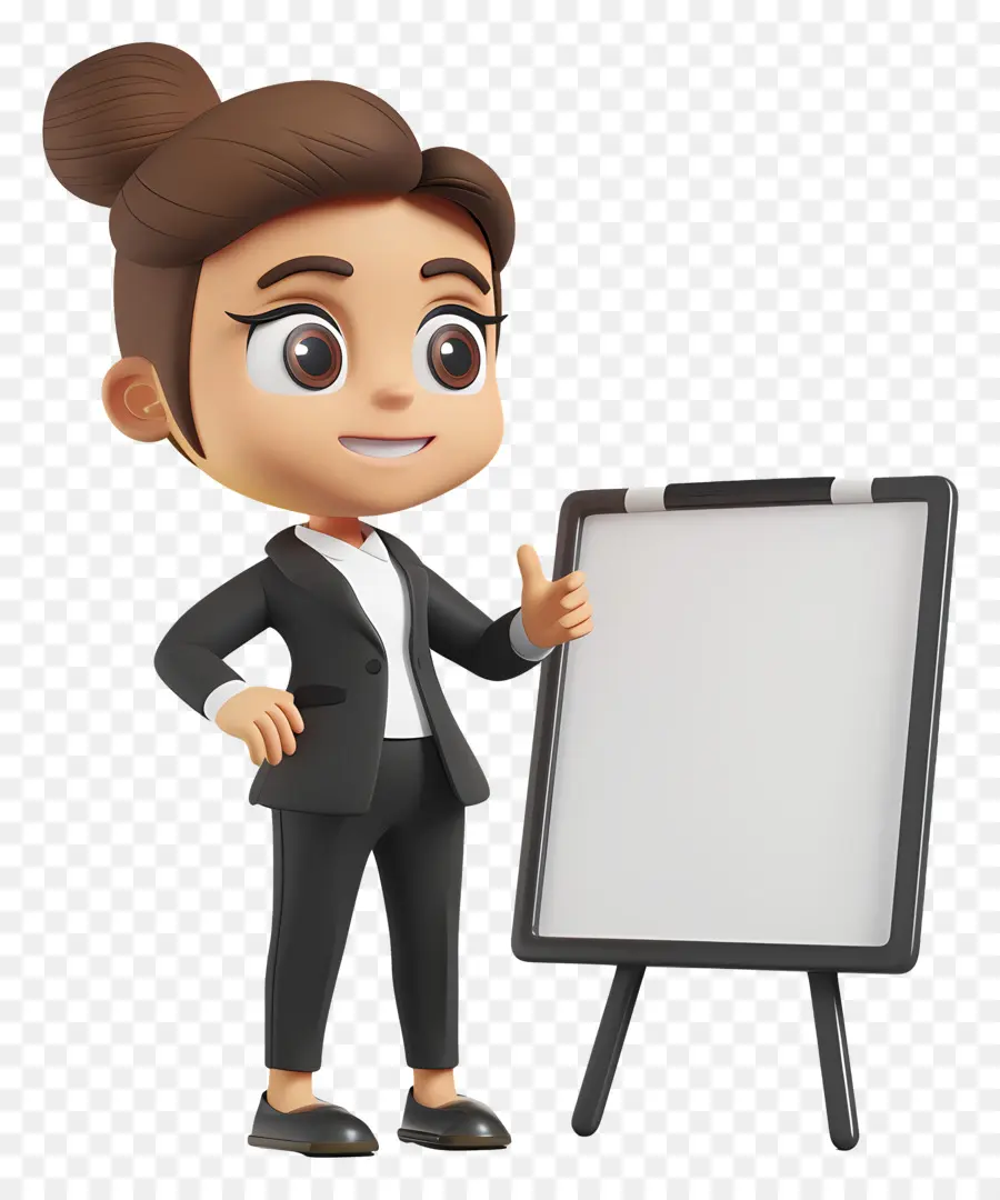 Profesor De Dibujos Animados，Empresaria De Dibujos Animados PNG