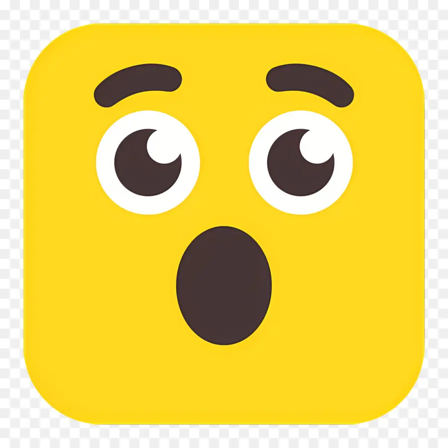 Emoji Sorprendido，Rostro PNG