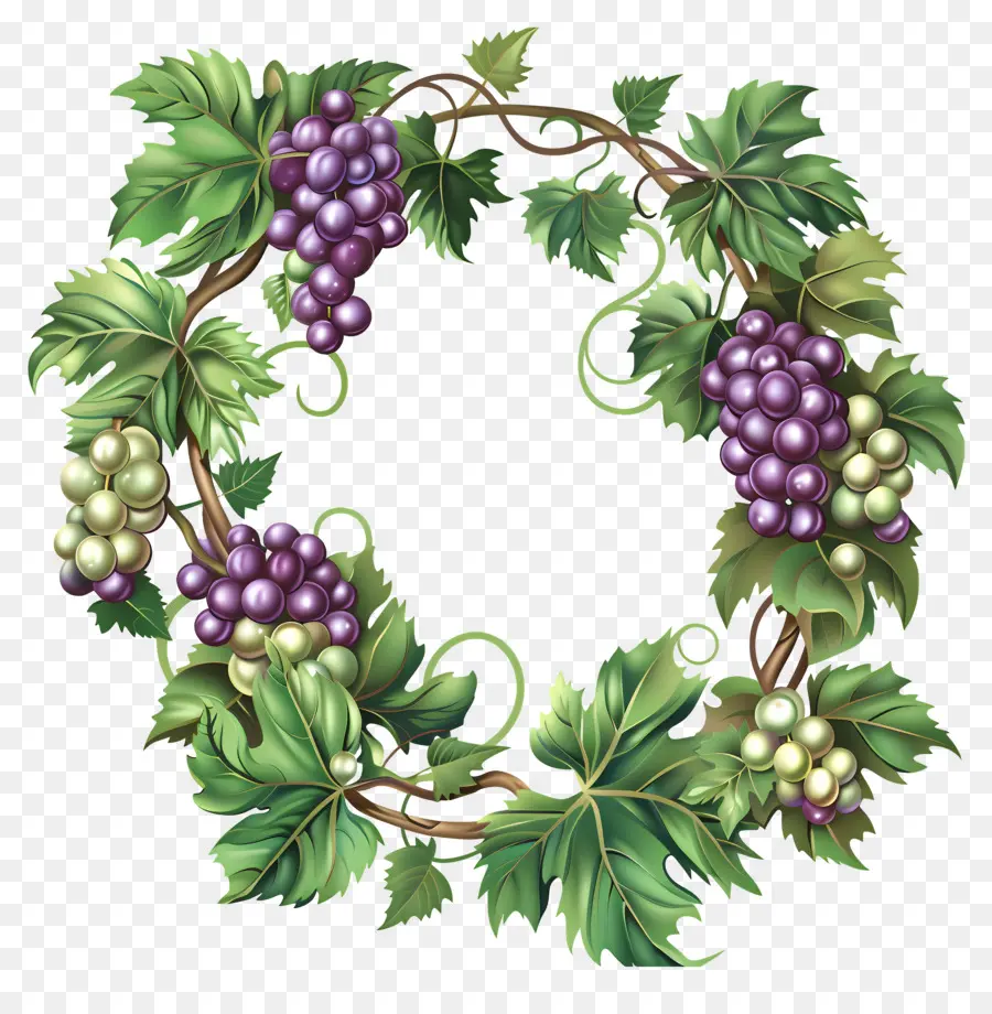 Corona De Uva，Uvas PNG