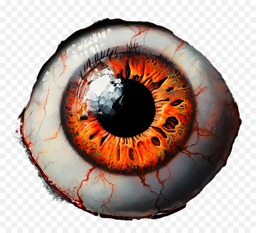 Globo Ocular De Halloween，Globo Ocular Realista PNG