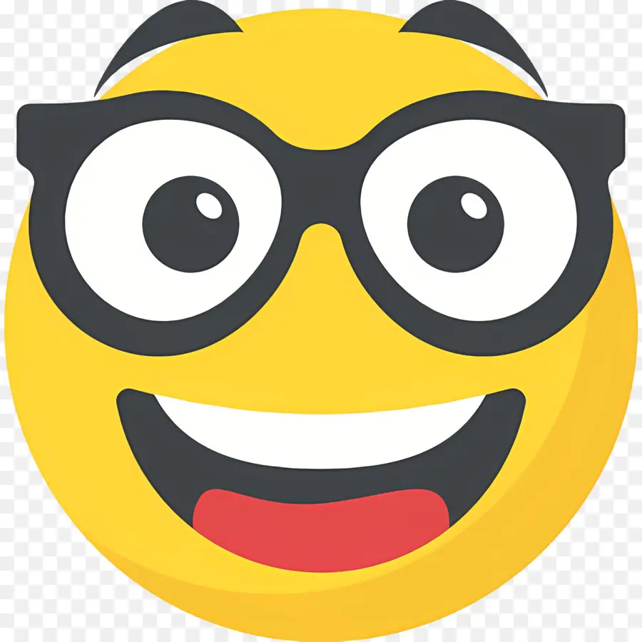 Emoji Nerd，Emoji Empollón PNG