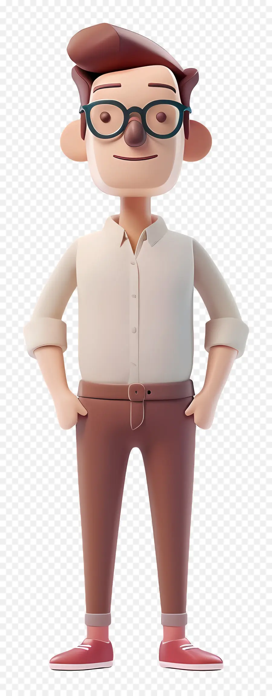 Hombre 3d，Chico En Ropa Formal PNG