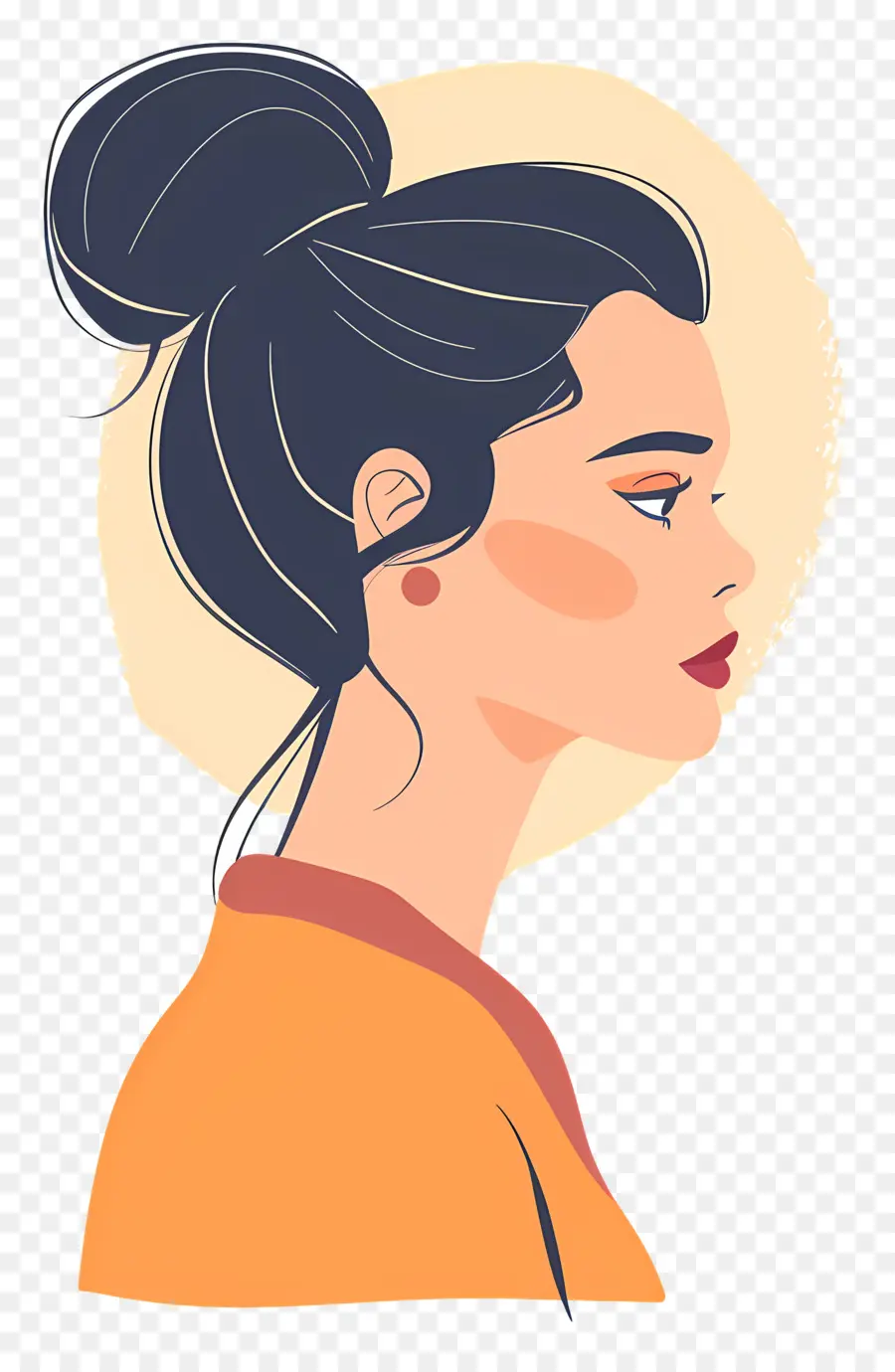 Mujer Elegante，Retrato De Mujer PNG