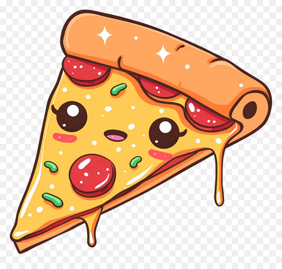 Pizza De Dibujos Animados，Rebanada De Pizza PNG