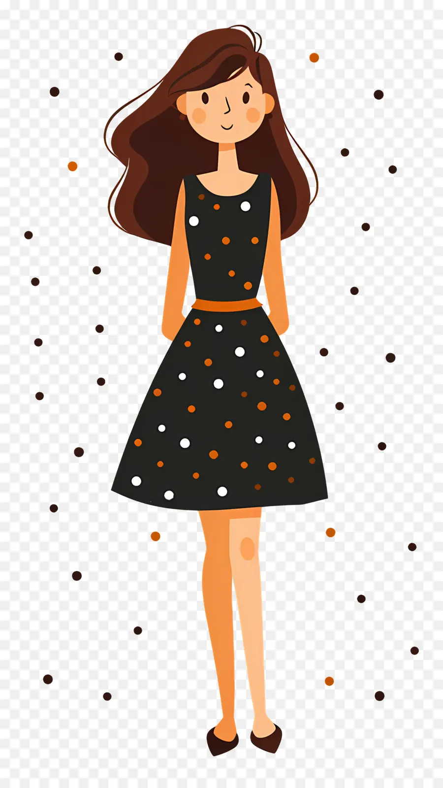 Hermosa Mujer，Niña De Dibujos Animados PNG