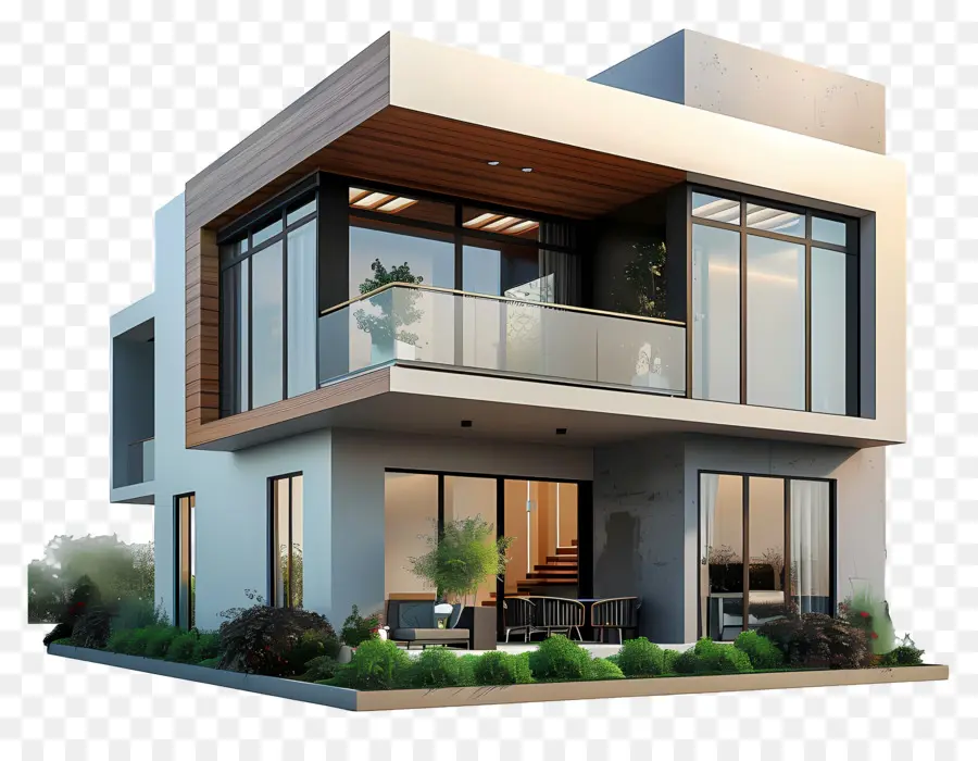 Casa 3d，Casa Moderna PNG