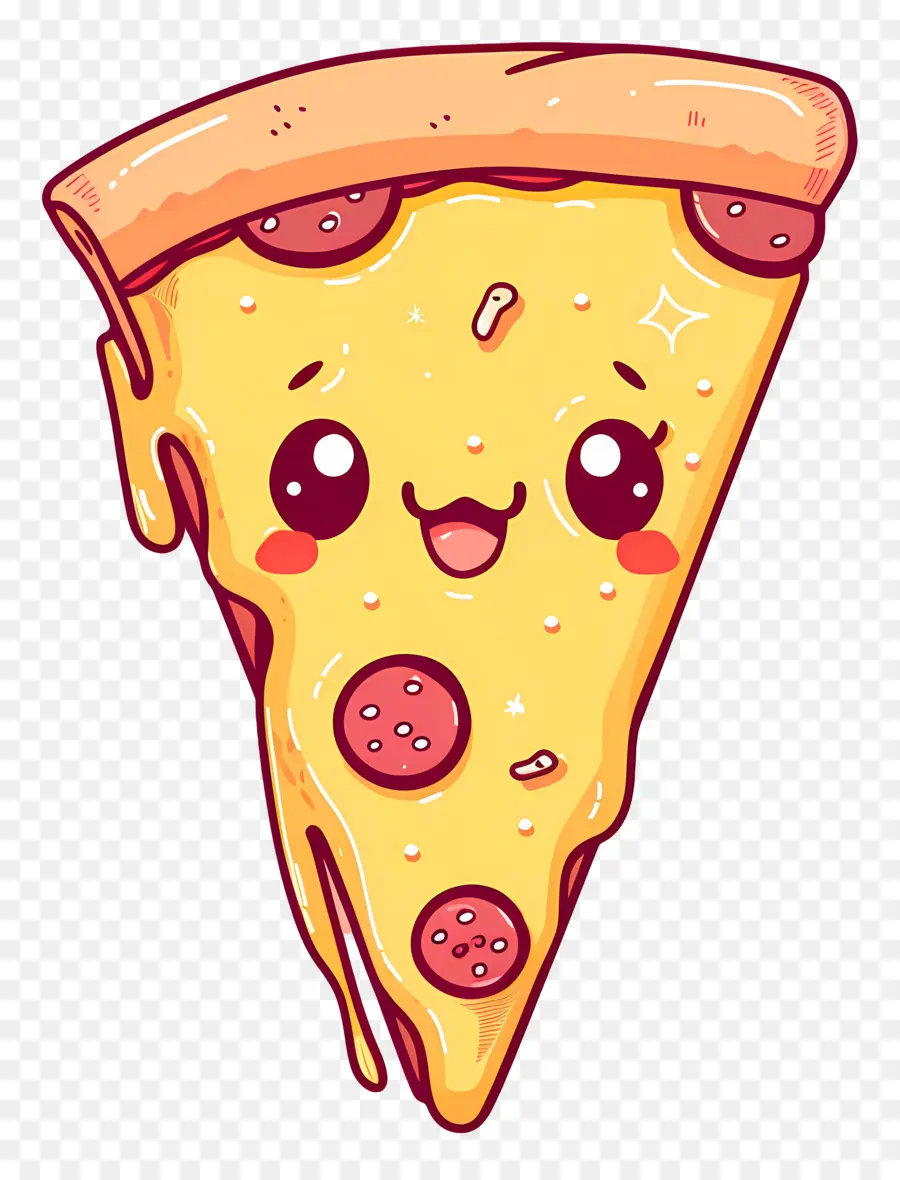 Pizza De Dibujos Animados，Rebanada De Pizza PNG