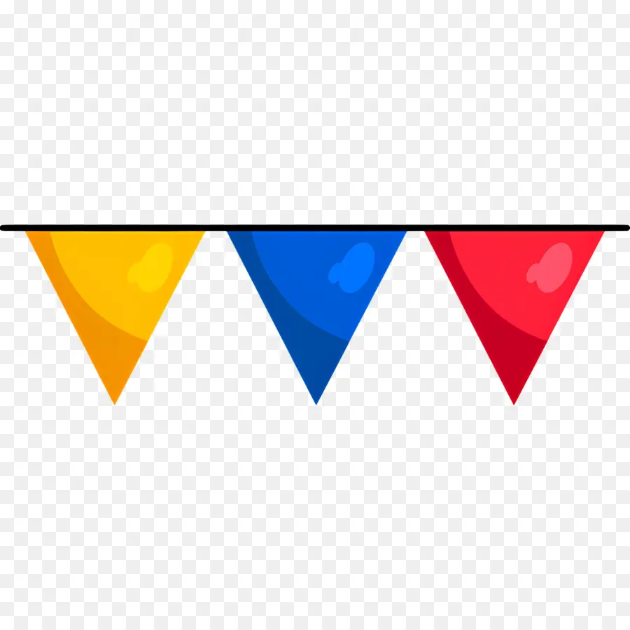 Bandera De Cumpleaños，Banderines PNG