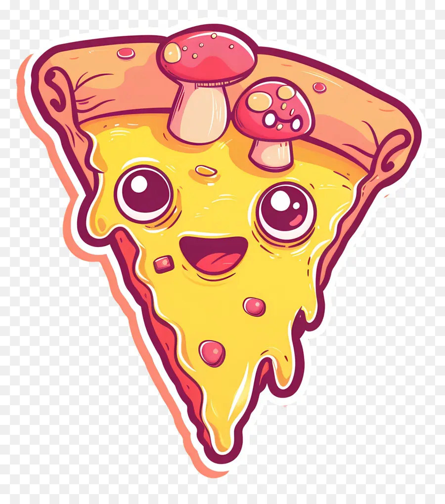 Pizza De Dibujos Animados，Rebanada De Pizza PNG