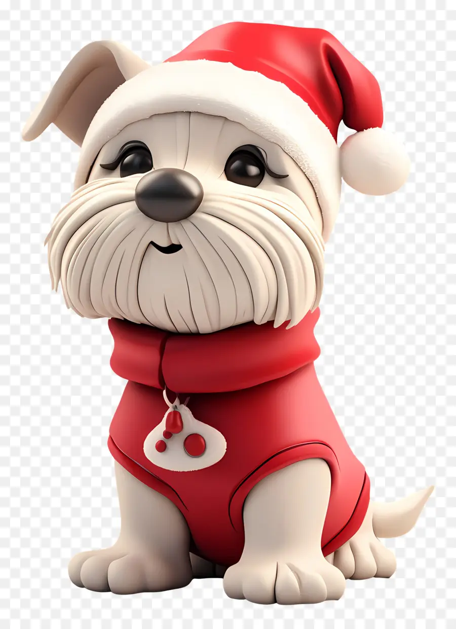 Perro De Navidad，Perro Papá Noel PNG