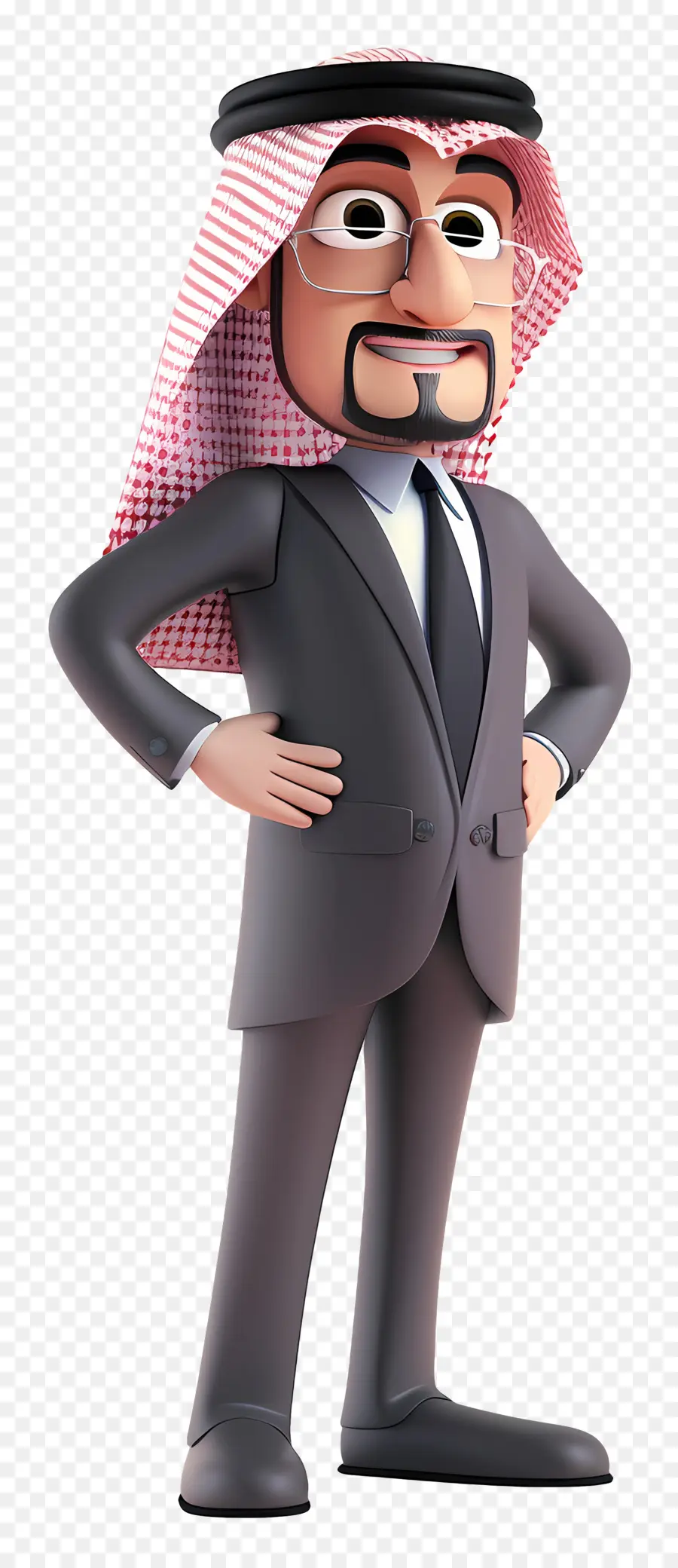 Empresario árabe Saudí，Hombre De Dibujos Animados PNG