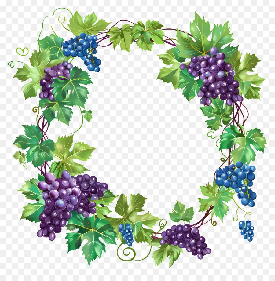 Corona De Uva，Uvas PNG