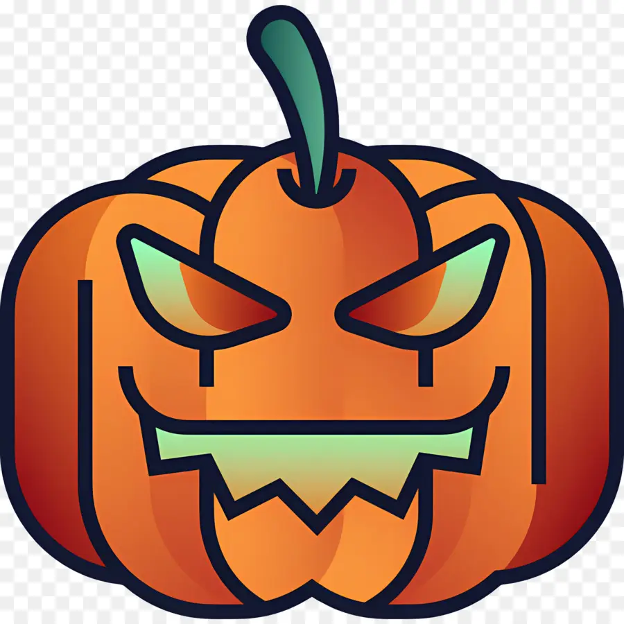 Calabaza De Halloween，Jack O' Lantern PNG