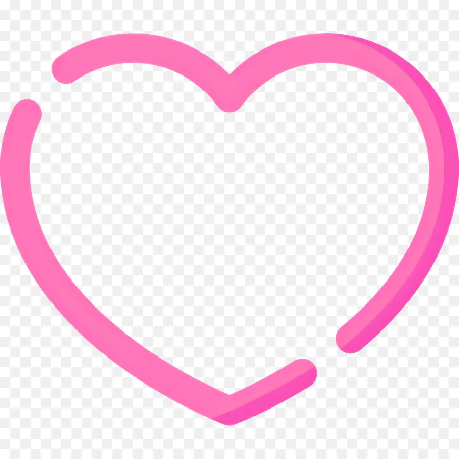 Corazón De Neón，Corazón Púrpura PNG