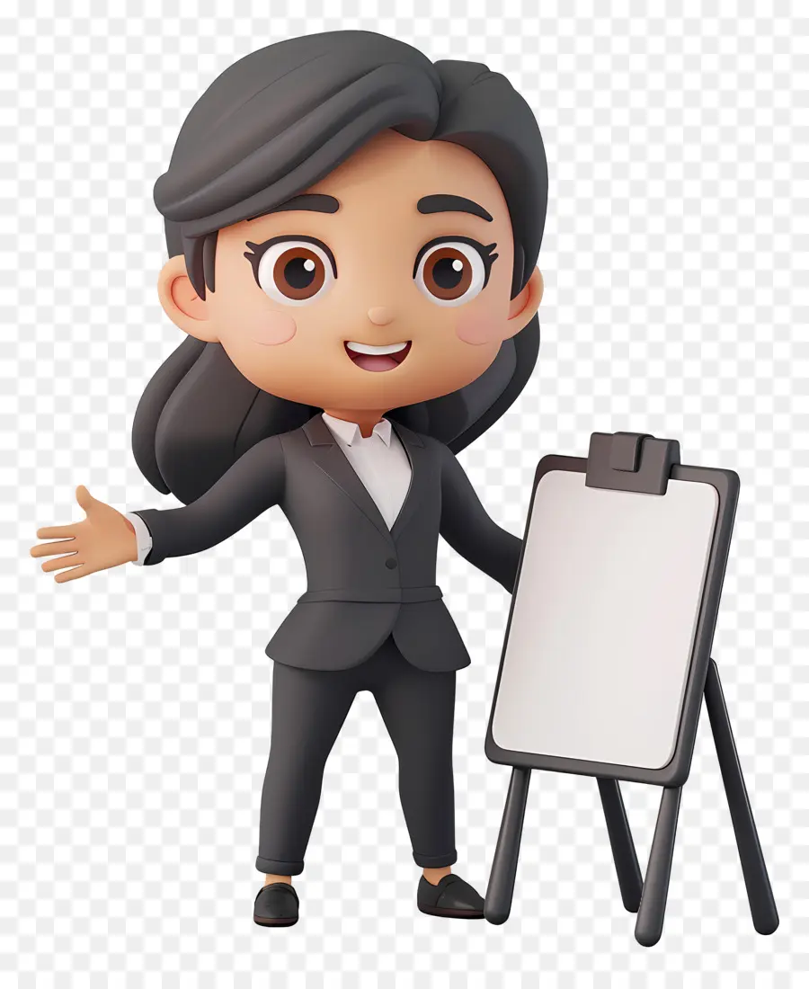 Profesor De Dibujos Animados，Empresaria De Dibujos Animados PNG