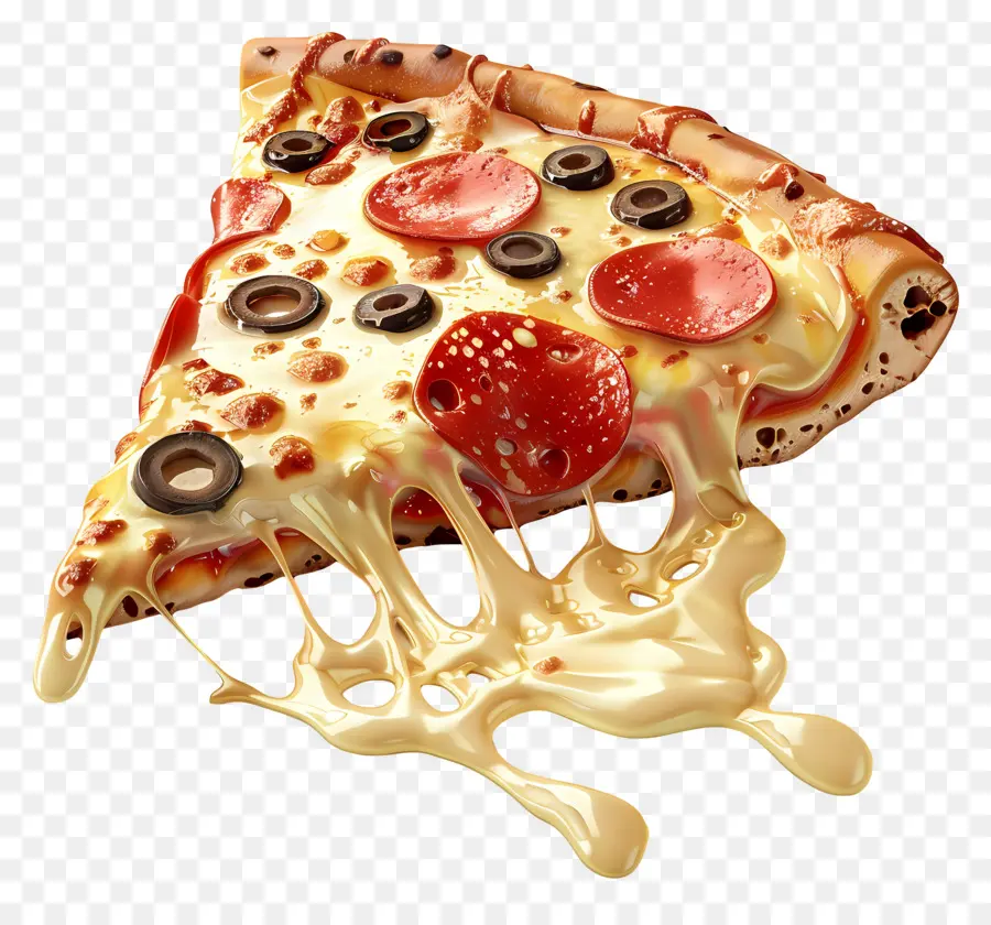 Pizza 3d，Rebanada De Pizza PNG