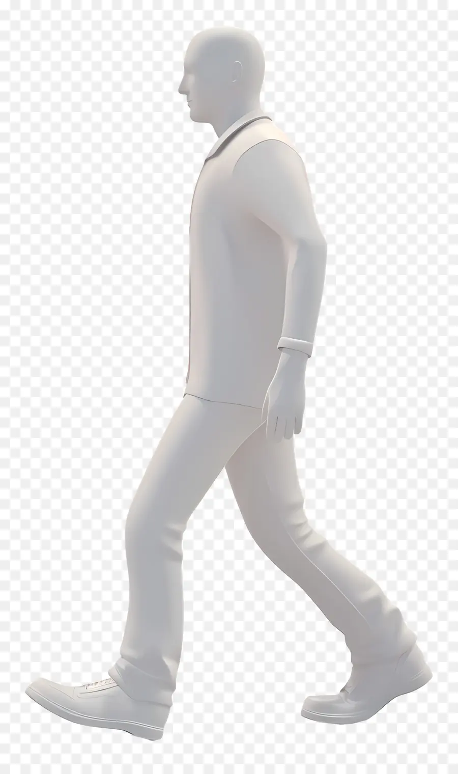 Hombre 3d，Figura Caminando PNG