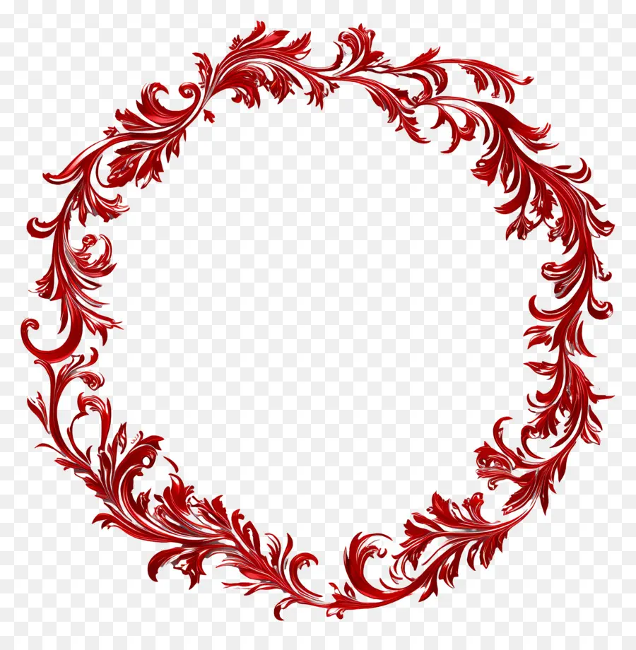 Marco De Navidad Rojo，Arco Floral PNG