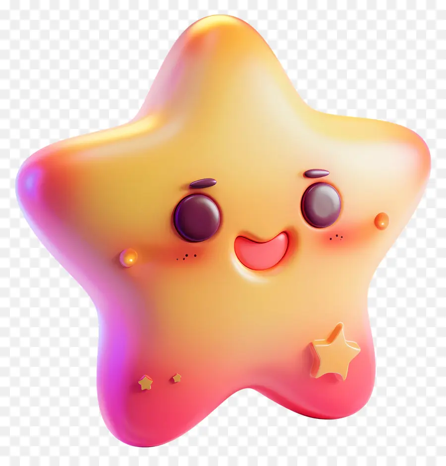 Estrella 3d，Linda Estrella PNG