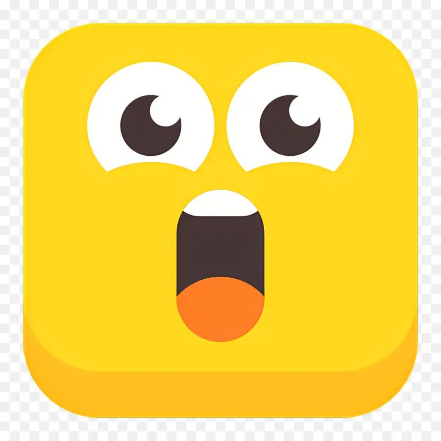 Emoji Sorprendido，Rostro PNG